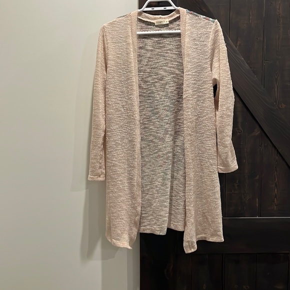 Open cardigan with back detail brand Ginger G size M - Picture 1 of 2